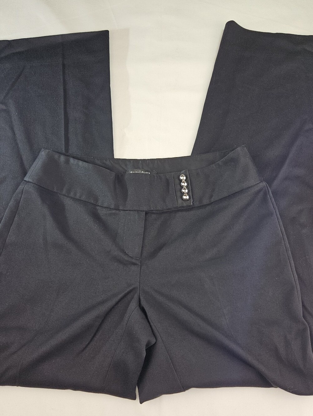 White House Black Market Women's Mid-Rise Wide-Leg Trouser Dress Pants Size 2S